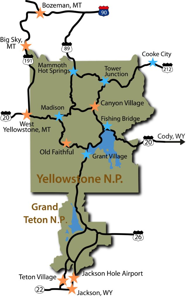 Bear Aware Locations 2024 Yellowstone National Park Grand Tetons Village